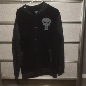 Black with gray detailing